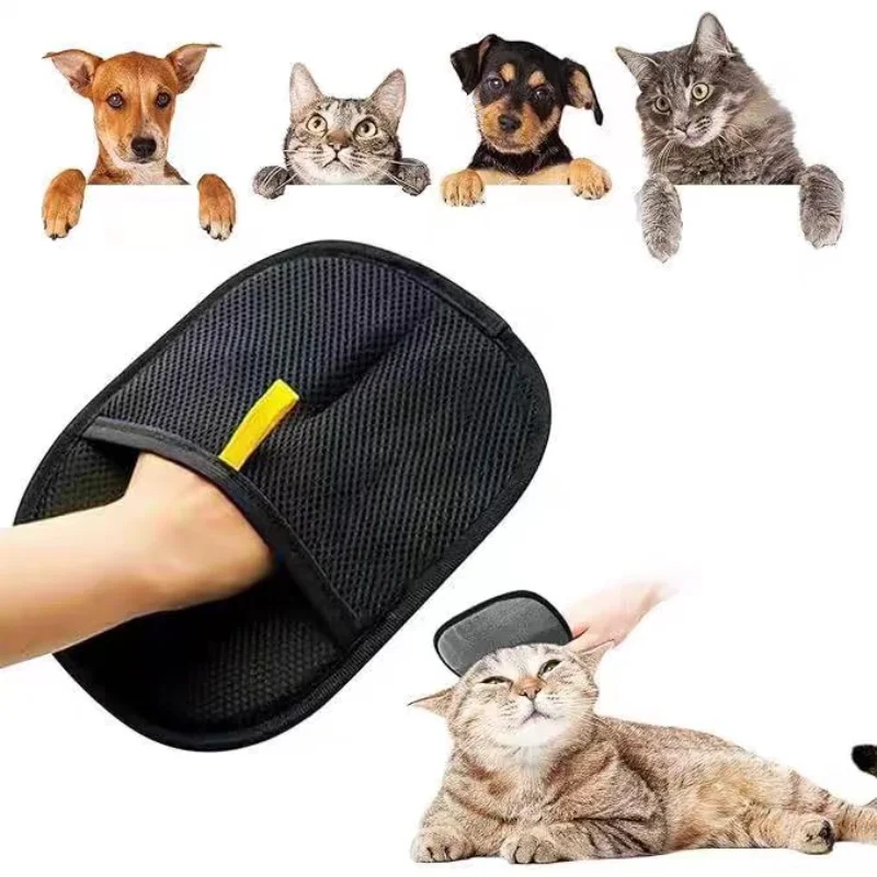 Pet Hair Cleaning and Collection Gloves Pet Double-Sided Multi-Functional Beauty Glove Tool Reduce the Pressure of Pet Ownership