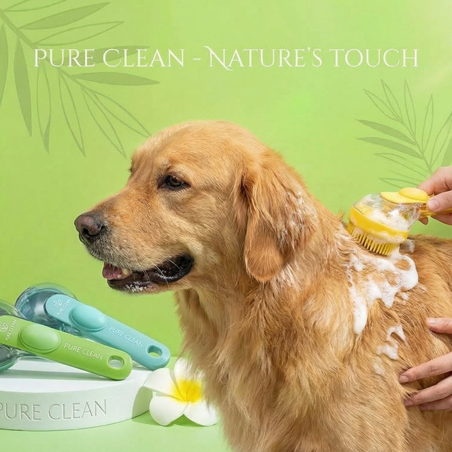 Pet Bath Brush for Dogs & Cats