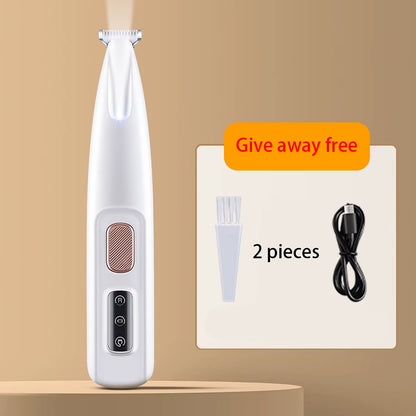 New Dog Beauty Trimmer Fully Waterproof Dog Trimmer with LED Light Dog Claw Trimmer Cat Claw Hair Trimmer Pet Claw Trimmer