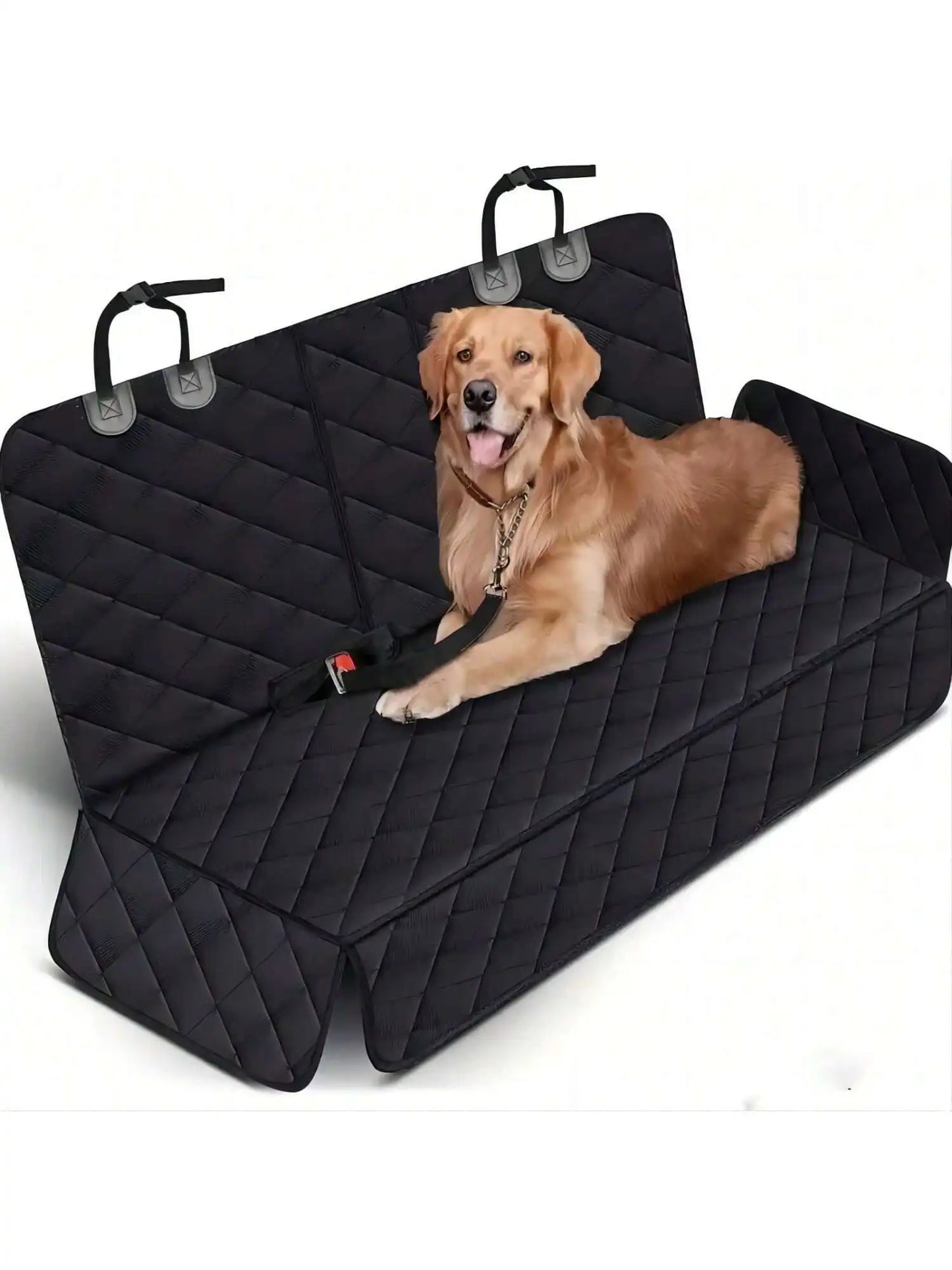 Dog Car Seat Cover Pet Travel Carrier Mattress Waterproof Dog Car Seat Protector with Middle Seat Armrest for Dogs
